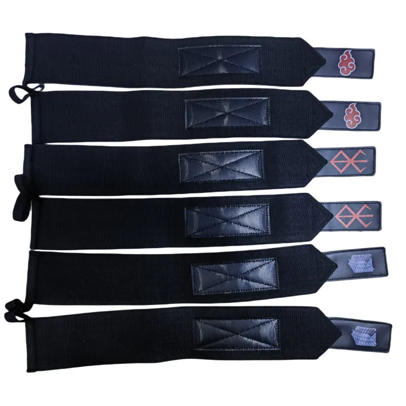 Anime Weight Lifting Wrist Wraps - Heavy Duty Professional Grade Wrist Support brace