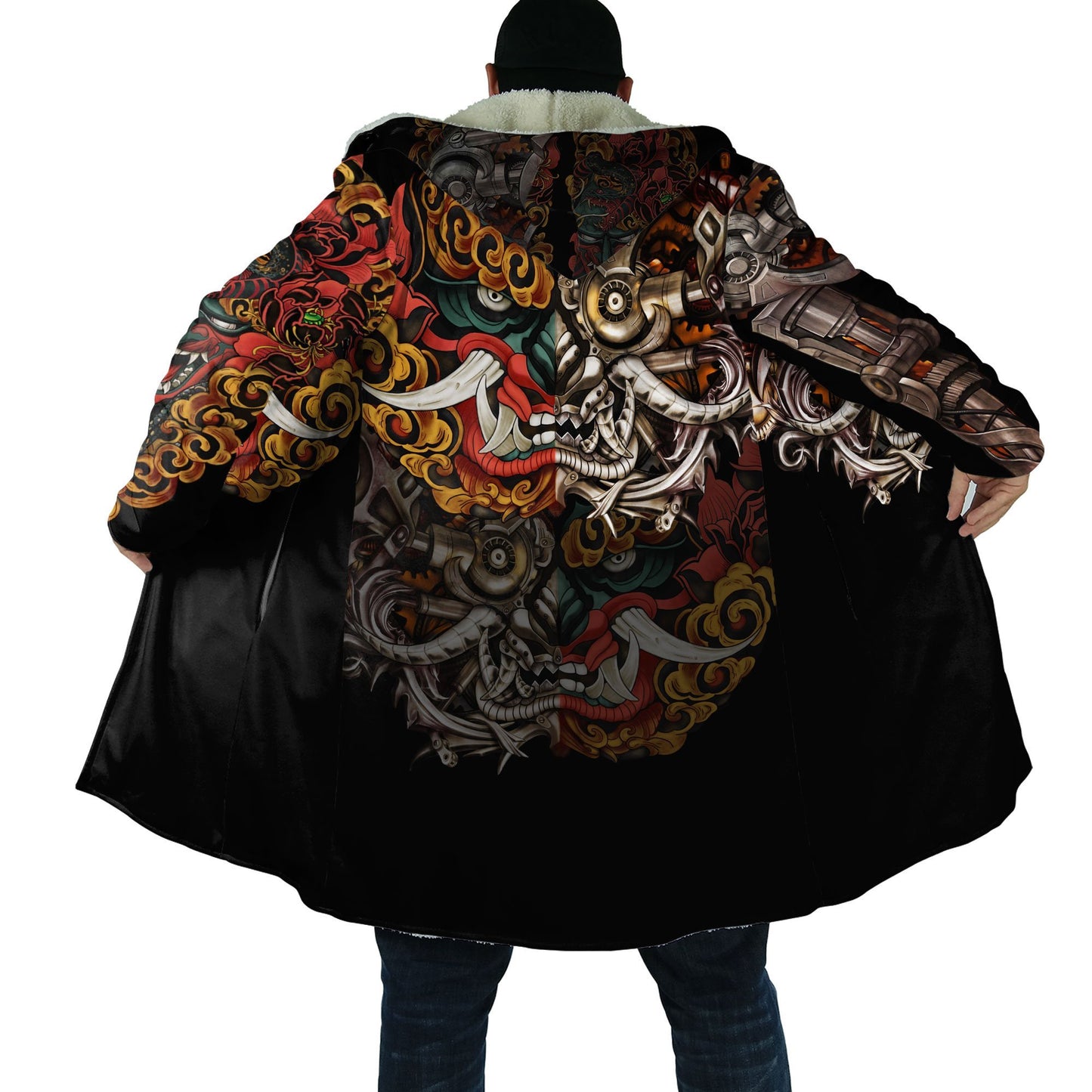 Irezumi Hooded Samurai Oni Cloak - Multiple Designs