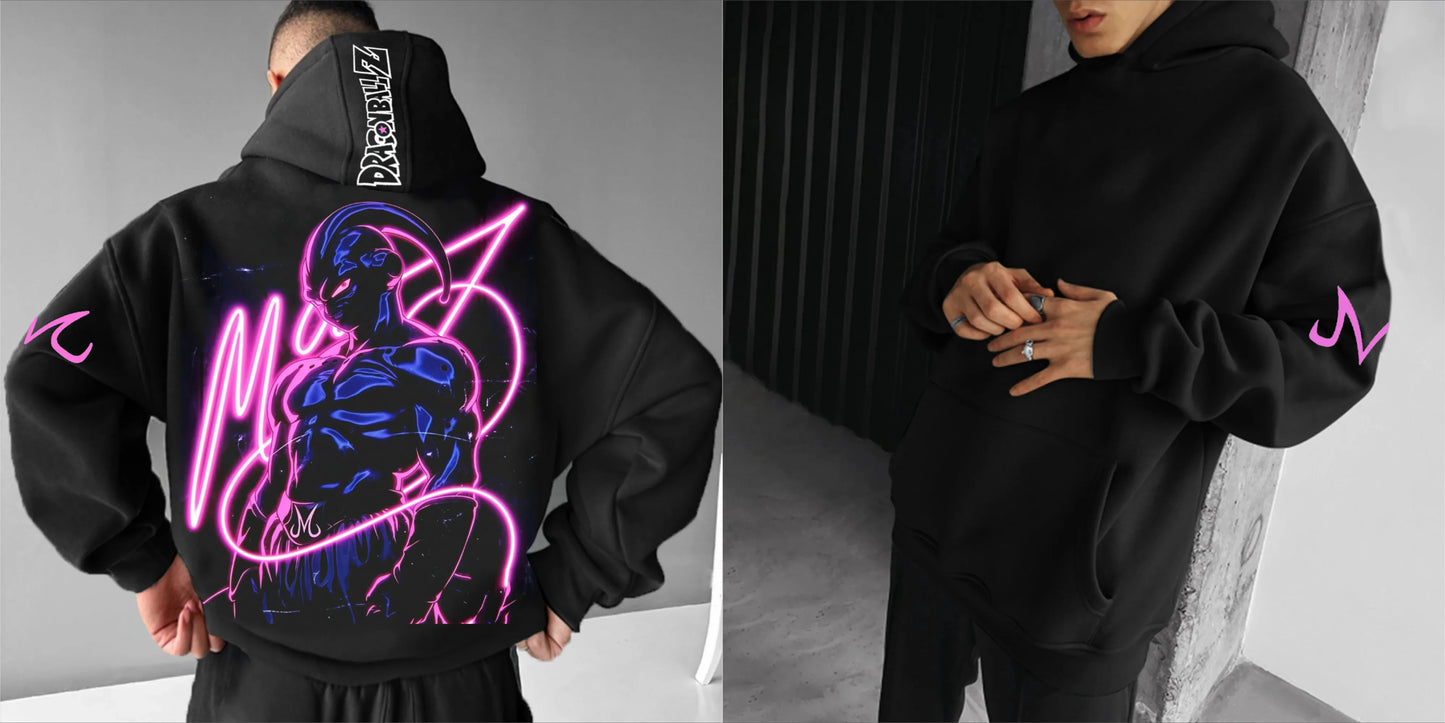 Dragon Master Majin Style Black Hoodie