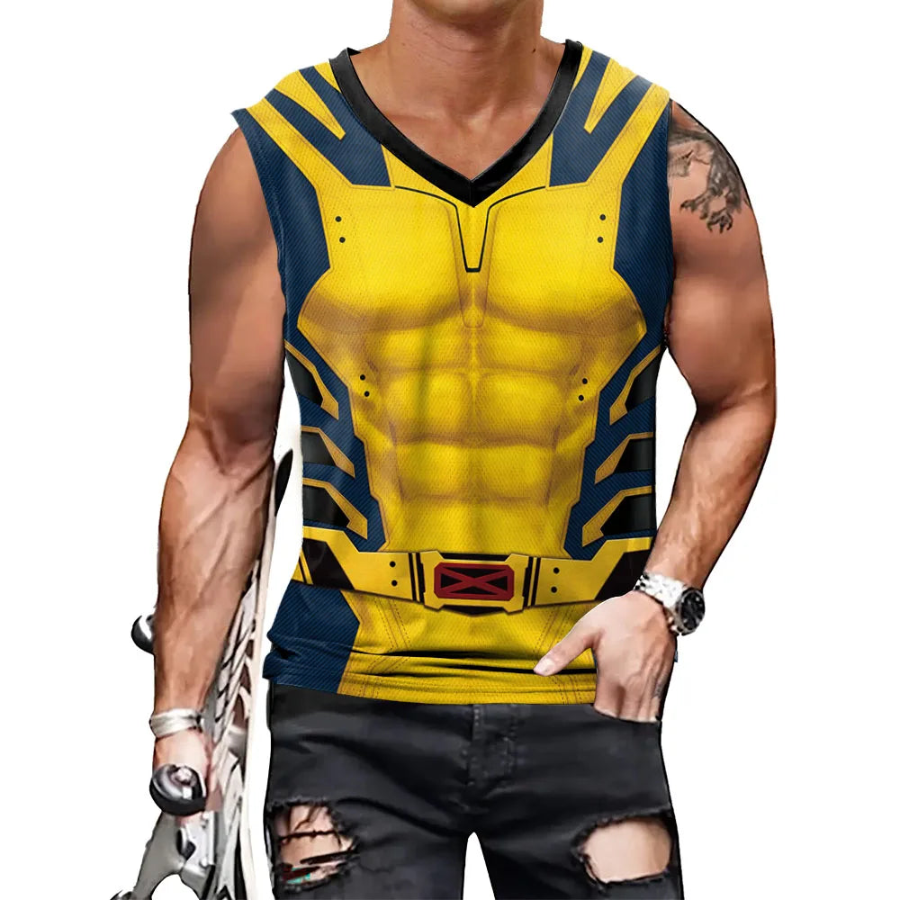 Deadpool Wolverine Sleeveless Tank Top Shirts