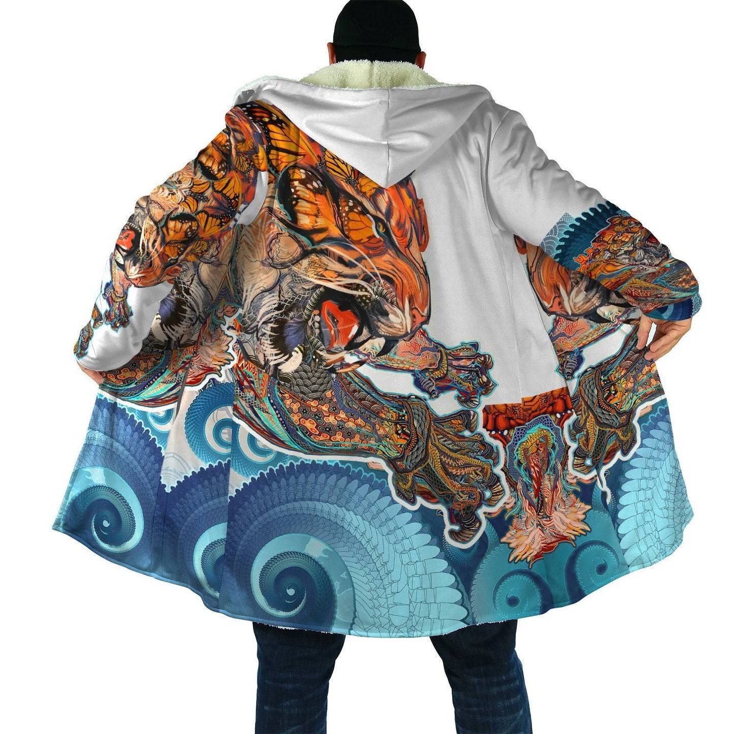 Irezumi Hooded Oni Samurai Cloak - Multiple Designs