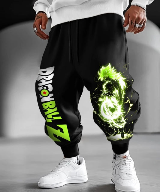 Dragon Power Baggy Gym Pants - Streetwear Sweatpants