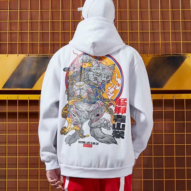 Samurai Cat Irezumi Hoodie