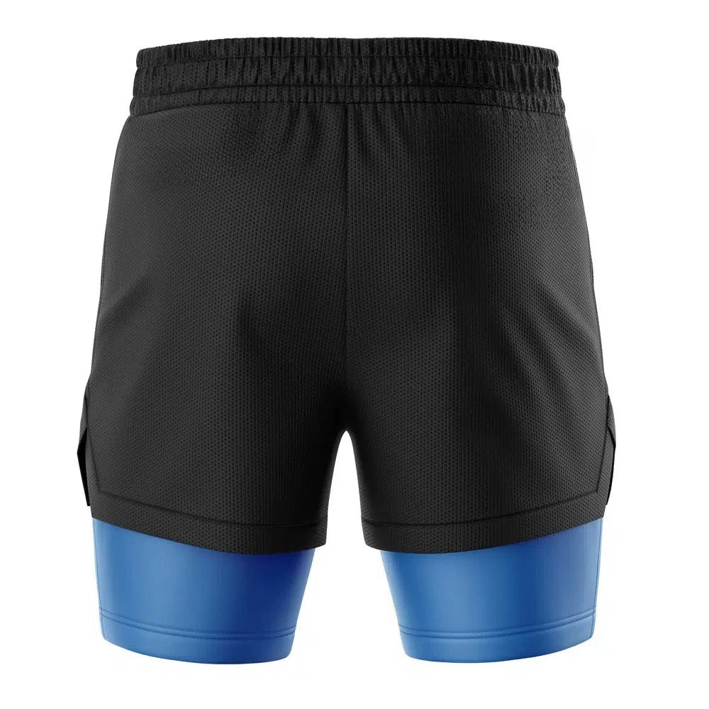 Dragon Z Capsule Corp 2-in-1 Double Layer Gym Shorts