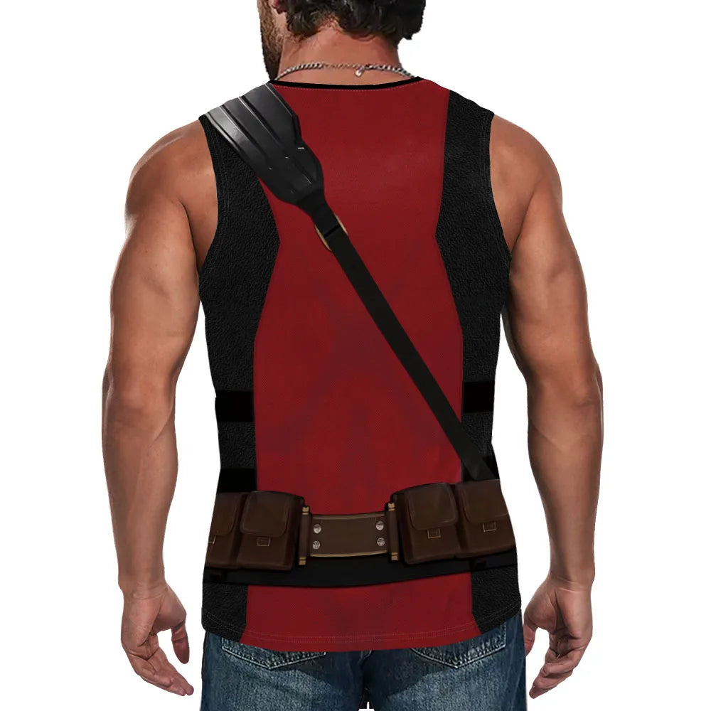 Deadpool Wolverine Sleeveless Tank Top Shirts