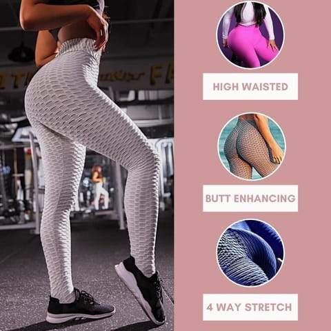 Butt Lift Leggings for Women Peach Push Up Booty Tights High Waist Workout Yoga Pants