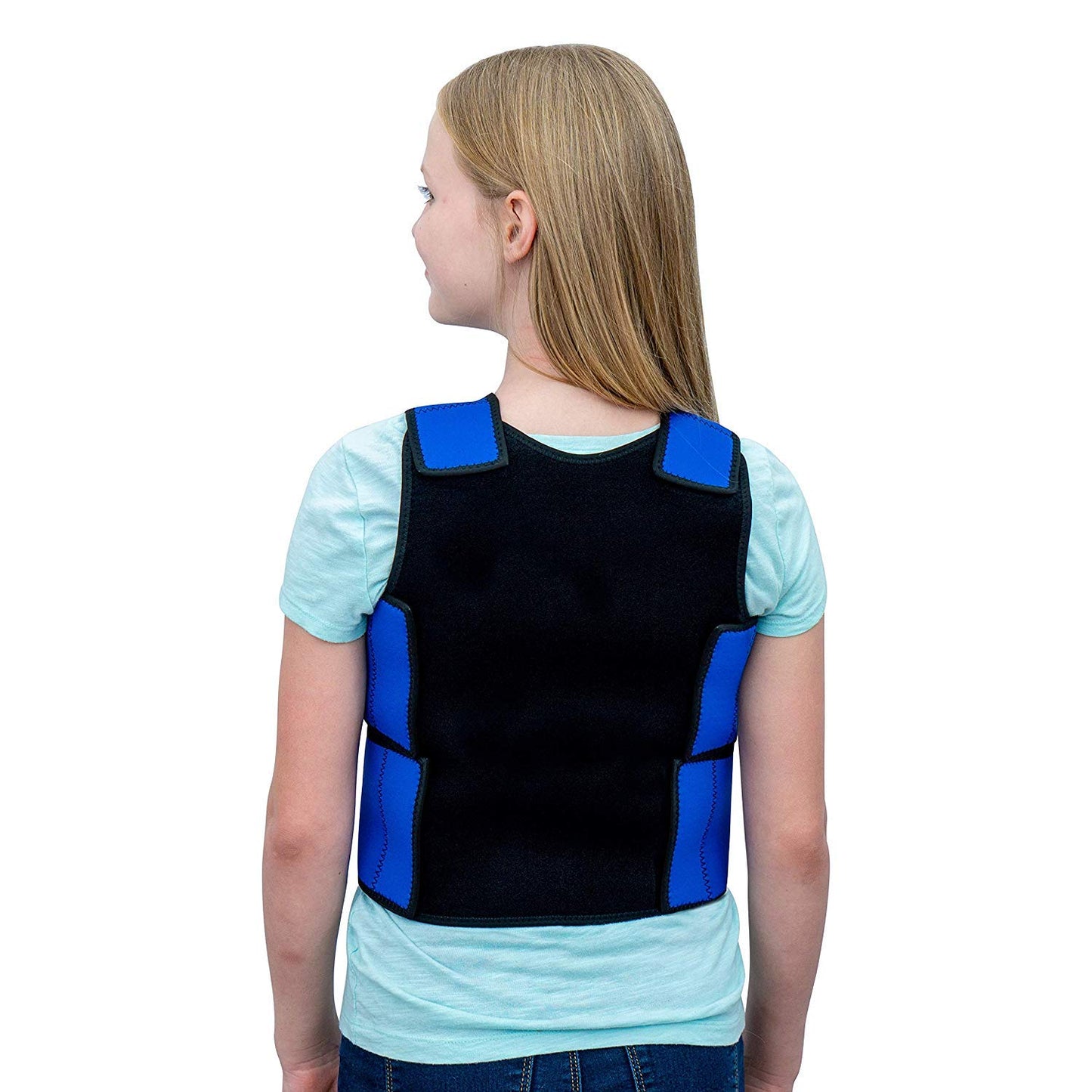 Weighted Sensory Compression Vest for Autism and Hyperactivity, Deep Pressure Vest for Kids with Mood Processing Disorders