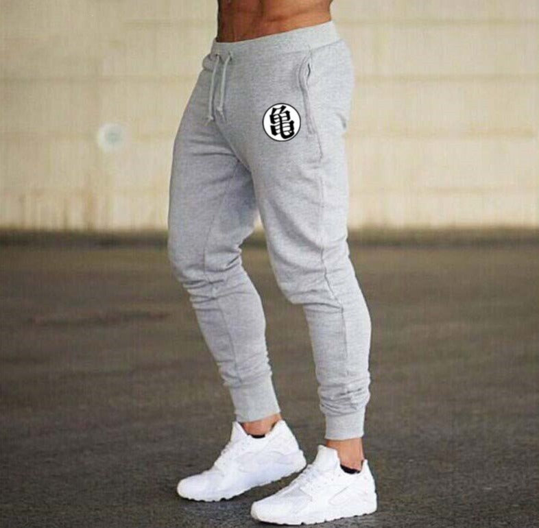 Dragon Fitted Workout Sweats Gray V1 - Superhero Gym Gear