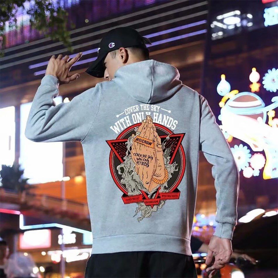 Samurai Demon Vintage Japanese Streetwear Hoodies