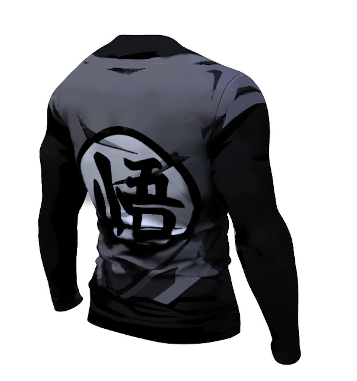 Dragon Z Compression Black Warrior Gi Premium Long Sleeve Rashguard