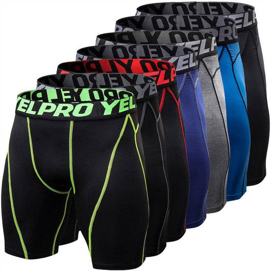 Men's Compression Fitness Shorts Quick Dry - Multiple Colors - FitKing