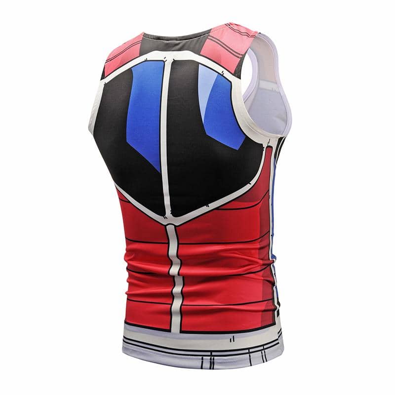 Dragon Workout Tank Blue and Red Armor - FitKing