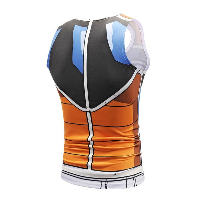 Dragon Workout Tank Blue and Orange Armor - FitKing