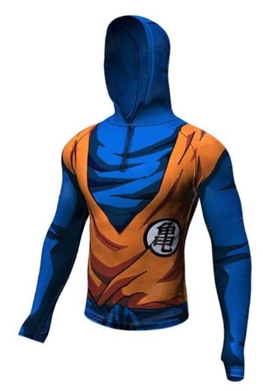 Dragon Z Ultra Warrior Long Sleeve Rashguard Hoodie