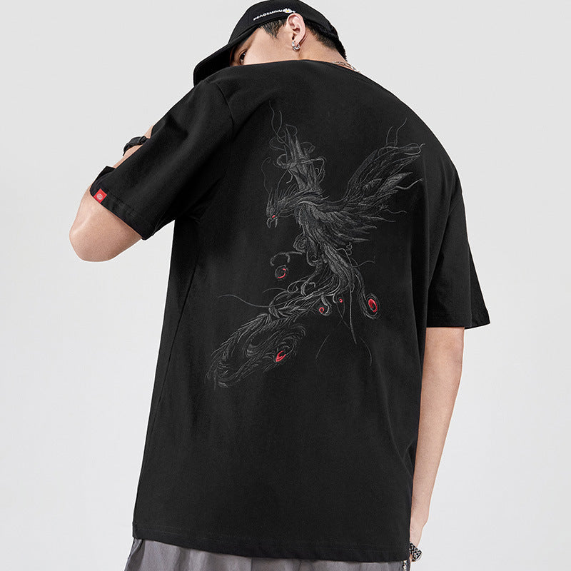 Phoenix Embroidered Sukajan T-shirt