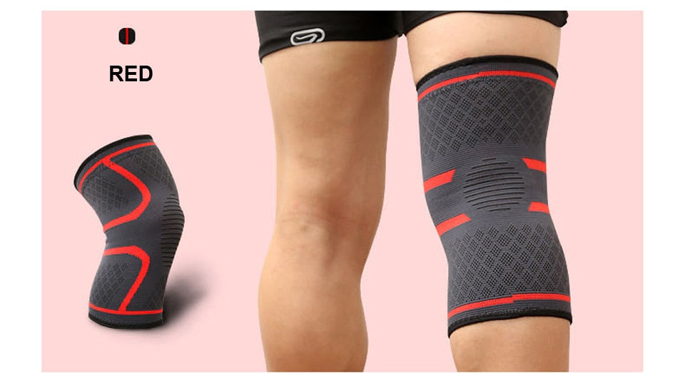 Fitness Knee Support Brace - Compression Knee Pad Sleeve for Running Cycling and Weight Training