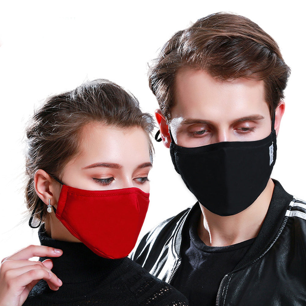 Reusable Protective Face Mask and Mouth Mask with Activated Carbon Filter and Dustproof Design - Superhero Gym Gear