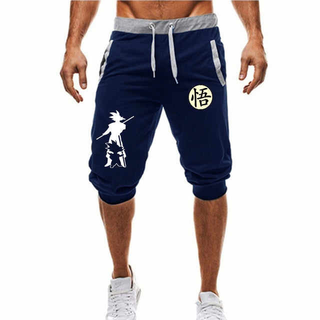 Dragon Fighter Ultra Instinct Shorts Black and White