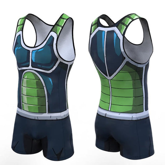 Dragon Z Green Men's Powerlifting Singlet