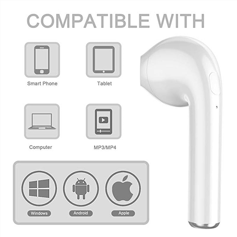 FitK Airbuds Wireless Bluetooth 5.0 Earbuds With Charging Box For Smartphones - Superhero Gym Gear