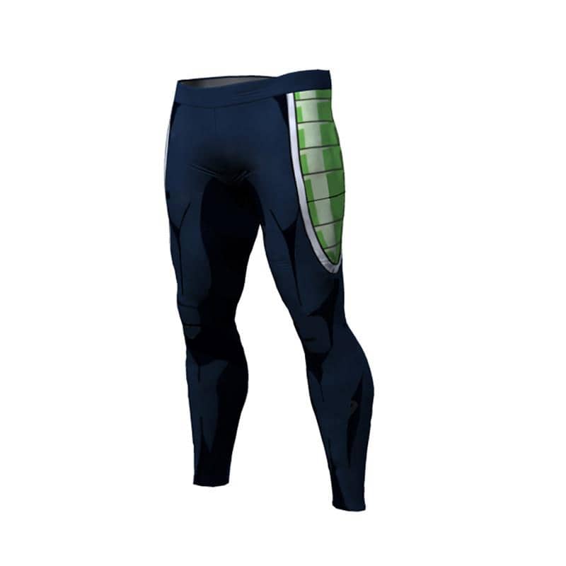 Dragon Warrior Blue Green Warrior Men's Leggings - FitKing