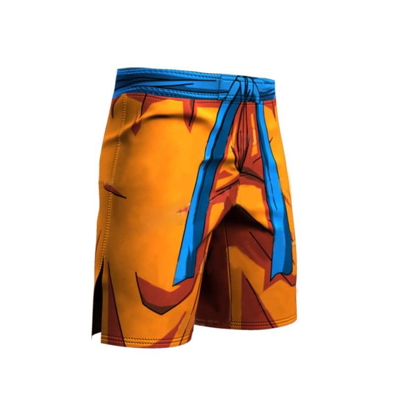 Dragon Warrior Orange Training Men's Shorts - FitKing