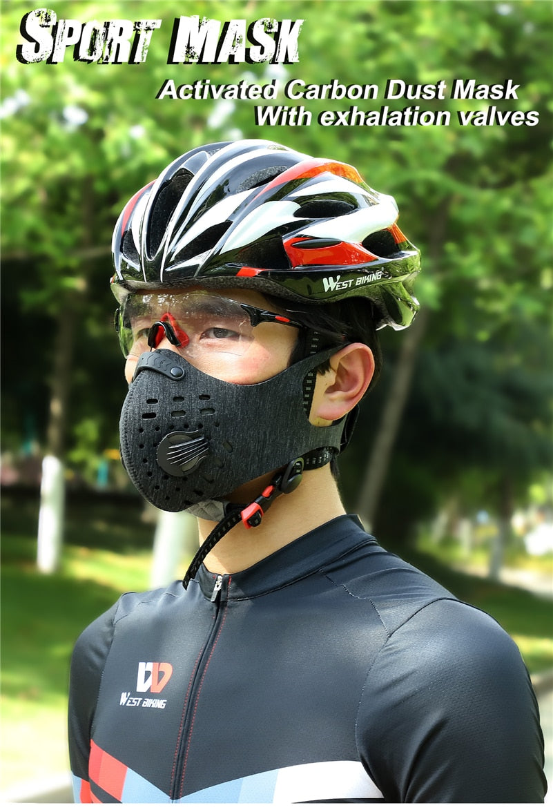 Protective Face Mask for Airborne Contaminants/Dust/Biking N99 Sport Face Mask With Filter Activated Carbon - Superhero Gym Gear