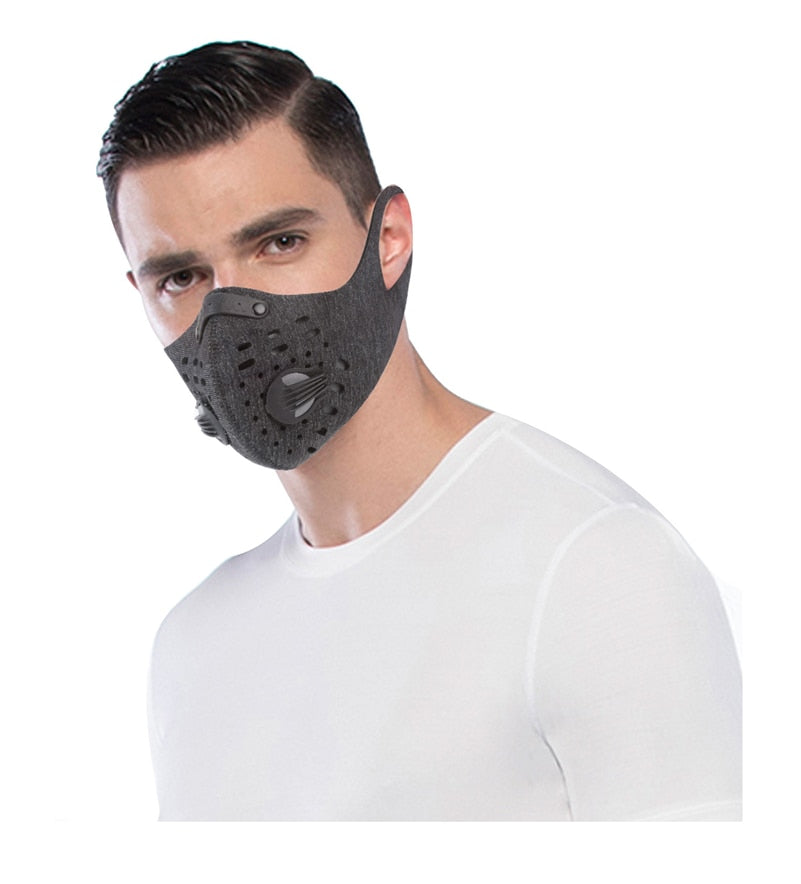 Protective Face Mask for Airborne Contaminants/Dust/Biking N99 Sport Face Mask With Filter Activated Carbon - Superhero Gym Gear