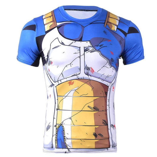 Dragon Battle Ravaged Compression Shirt Men's Short Sleeve - FitKing