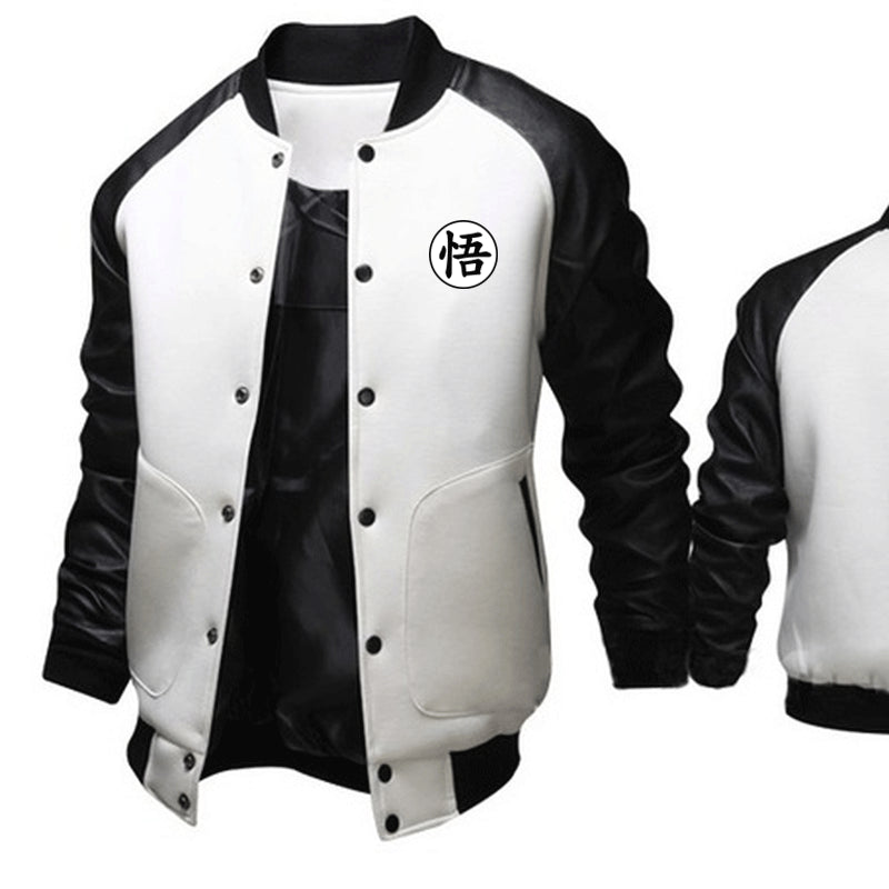 Dragon Warrior Baseball Jacket Slim Fit Coat Multiple Colors and Styles