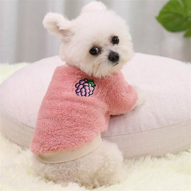 Dog Winter Fleece Sweater - Plush Sleeveless Vest Jackets For Small Dogs