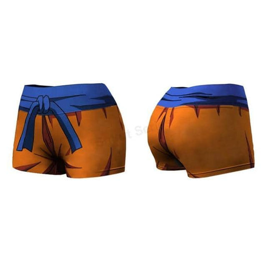 Dragon Orange Compression Shorts - FitKing