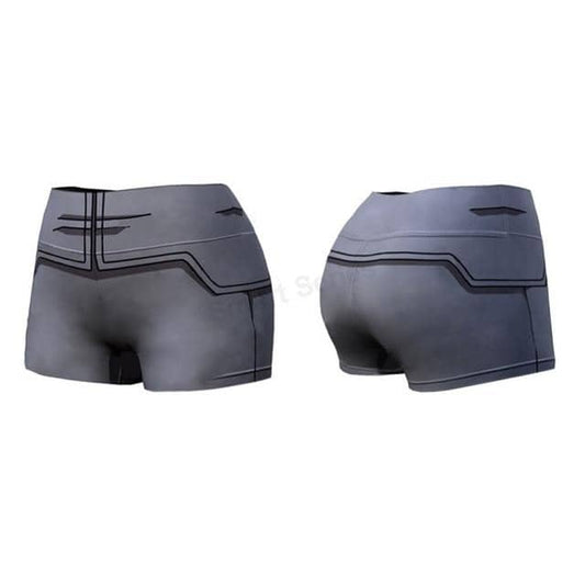 Dragon Gray Compression Shorts - FitKing