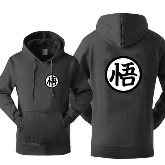Dragon Warrior Hoodie Charcoal - FitKing