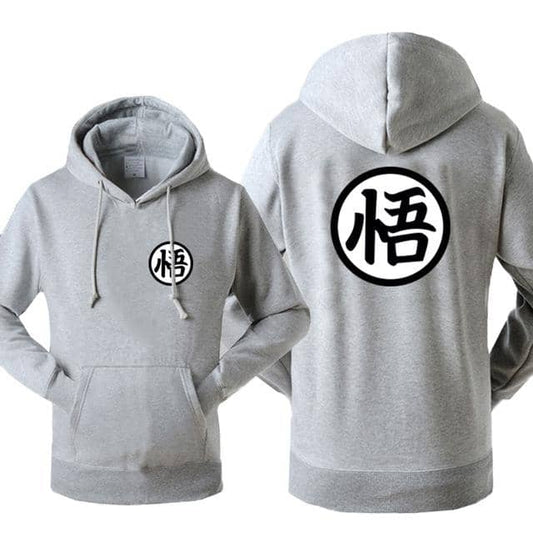 Dragon Warrior Hoodie Grey - FitKing