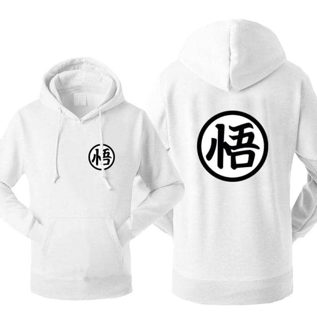 Dragon Warrior Hoodie White - FitKing