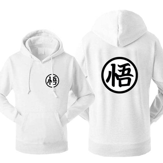 Dragon Warrior Hoodie White - FitKing
