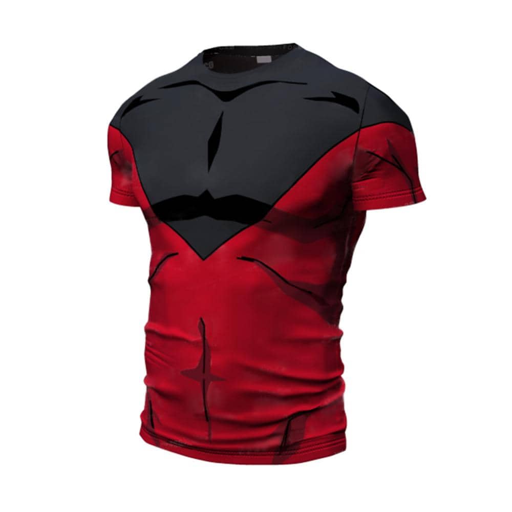 Dragon Red and Black Short Sheelve - FitKing