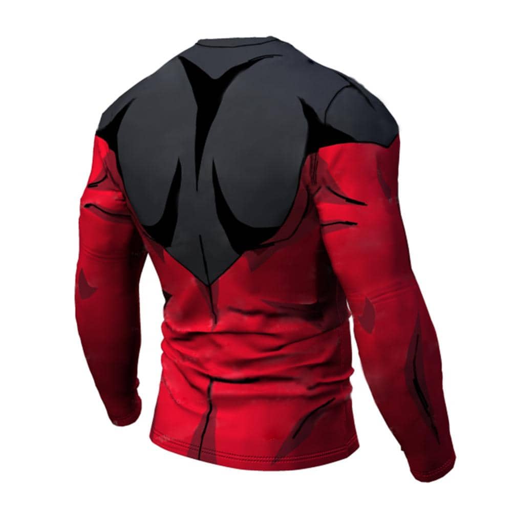 Dragon Red and Black Long Sleeve - FitKing