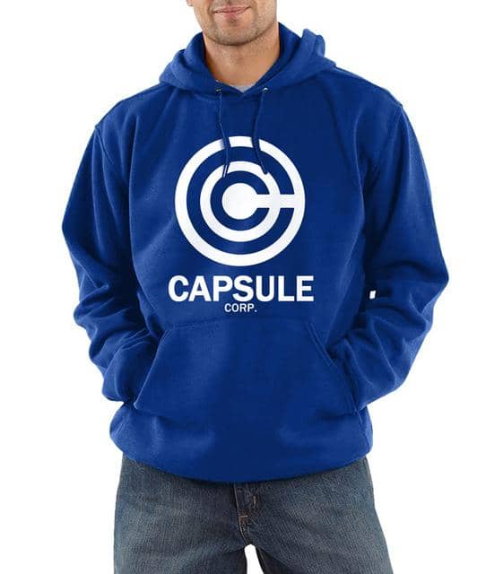 Dragon Capsule Hoodie Blue White - FitKing
