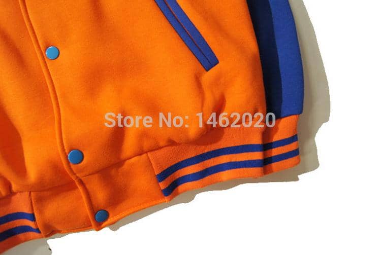 Dragon Orange Baseball Jacket Version 2 - FitKing
