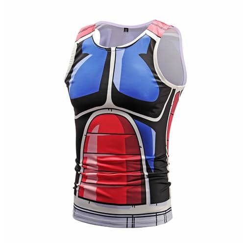 Dragon Workout Tank Blue and Red Armor - FitKing