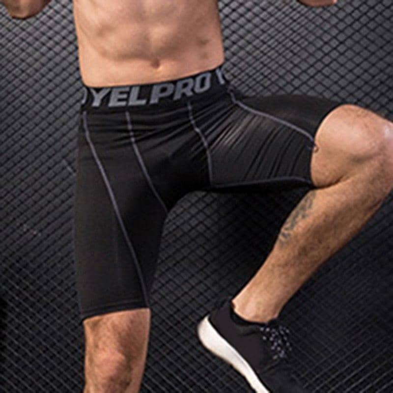 Men's Compression Fitness Shorts Quick Dry - Multiple Colors - FitKing