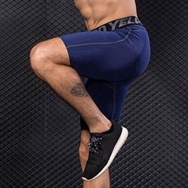 Men's Compression Fitness Shorts Quick Dry - Multiple Colors - FitKing