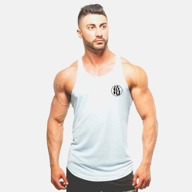 Dragon White Classic Training Vest Version 2 - FitKing