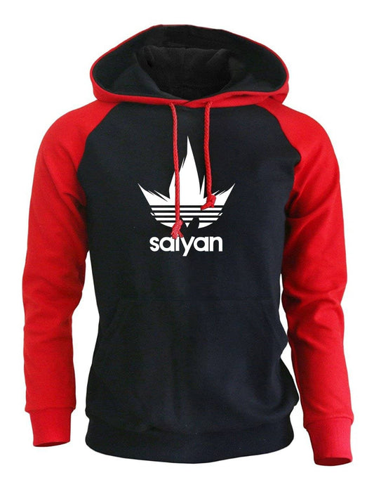 Dragon Saiyan Hoodie Collection Red and Black - FitKing