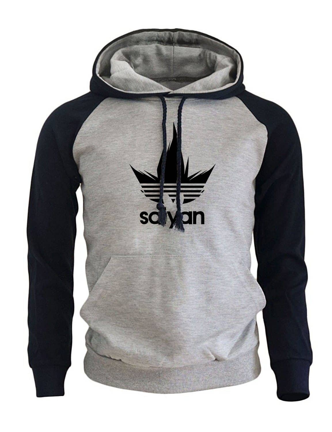 Dragon Saiyan Hoodie Collection Dark Blue and Gray - FitKing