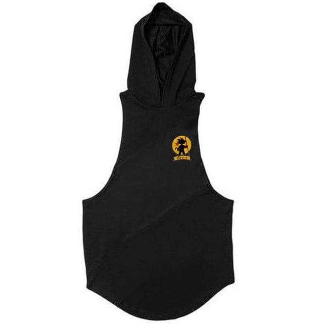 Dragon Warrior Hooded Tank Black - FitKing