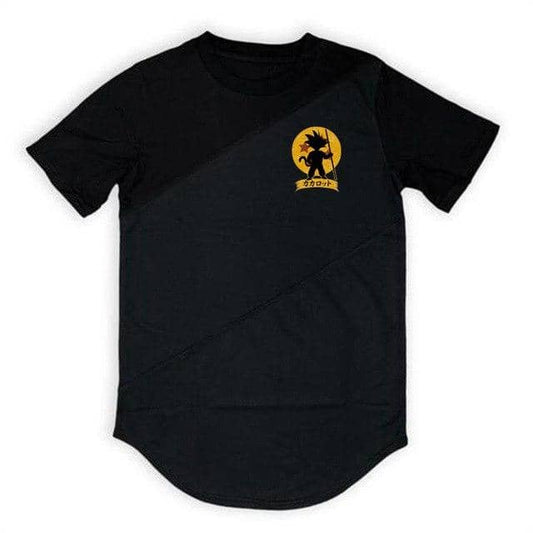 Dragon Warrior Cross Seam Workout Tshirt Black - FitKing