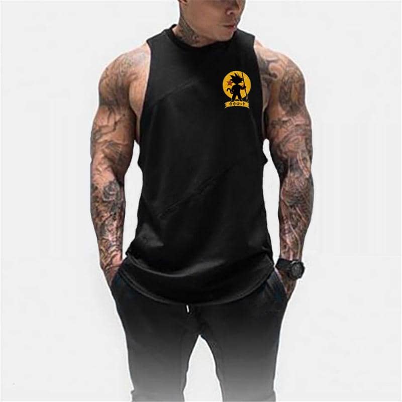 Dragon Warrior Hooded Tank Black - FitKing